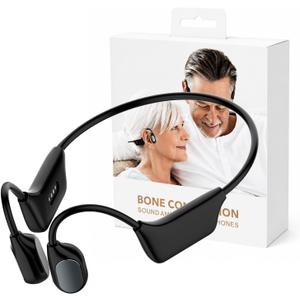 Bone Conduction Headphones Bluetooth Amplifier for Seniors & Adults - Open-Ear Design for Comfortable Daily Use, Up to 9-Hour Battery, IP67 Water Resistant
