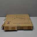 Hanging File Box Organizer for Letter Size, Bamboo Acrylic File Folder Storage with Lid Clear Moving Boxes Wooden with Handle Desktop Wood Filing Holder for Office Banker Document Nature 1 Pack