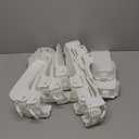 Shoe Slots Organizer 20 Pack - Shoe Stackers, Space Savers 50%, 4 Levels Adjustable, Double Layer Holders for Closet, White