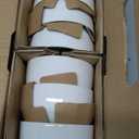 DOWAN 10 OZ Small Bowls, Ice Cream Bowls - 4.25" Ceramic Dessert Bowl Set of 6 - Porcelain Small Cereal Bowls, Side Dishes Dipping Bowl for Portion Control - Dishwasher Microwave Safe（Soft White