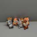7 Pcs Mini Stuffed Woodland Animals Plush Bulk 4 Inch Woodland Animals Cute Plush Bear Rabbit Squirrel Raccoon Fox Deer for Kids Birthday Easter Baby Shower Decor Gifts Classroom Prizes