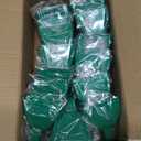 15 Pack Metal Cowbells 3 Inch Green Cow Bells Noise Makers Loud Cow Bell with Handles, Small Cowbell Hand Percussion Cowbells for Sporting Events, Cheering, Football Games, Weddings