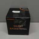 ALDWDY Silent Basketball Size 7 (29.5")  Grooved Airless Indoor Basketball for Quiet Dribbling and Indoor Training, Pro PU Foam Ball  Real Feel Higher Bounce Quieter (Orange)