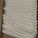 Treela 72 Pcs Flameless LED Taper Candles Battery Operated Candles Bulk 11 Inch Flickering Fake Candlesticks with Warm Light for Valentines Day Church Wedding Party Battery Not Included(Classic,Ivory)