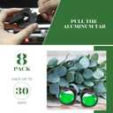 Car Air Freshener Vent Clips, 8 Pack, Provides Long-Lasting Scent, Up to 240 Days, Odor Eliminator (Eucalyptus)