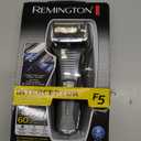 Remington F5 Power Series Foil Shaver, Electric Razor for Men, Cordless Rechargeable with Pop Up Trimmer, Pivot & FlexFoil Technology, Lightweight Handheld Design, Black (1 Count (Pack of 1))