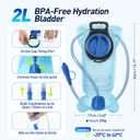 AGPTEK Hydration Running Vest with 2L Water Bladder for Men Women, Lightweight & Adjustable Running Vest for Runner Walking Hiking Marathon Cycling Jogging Trail Race