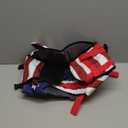 Dog Life Jacket American Flag Wings Dog Life Vest with Chin Float Reflective Stripes and Rescue Handles, High Buoyancy Puppy Swim Float Vest for Small Medium Large Dogs - USA Flag, M (M (Chest Girth 16.1"-24.8"))