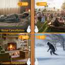 MAXTID Under Door Draft Stopper White 32Inch, Weather Stripping Door Seal, Door Sweep for Exterior & Interior Doors Door Bottom Seal Dust and Noise Insulation Large Door Draft Guard of Doors Blocker