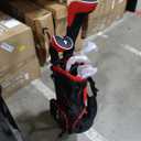 Kids Golf Clubs Set for Boys& Girls Ages 3-12, Junior Golf Set with Stand Bag, Driver, Hybrid, Irons & Putter, Youth Golf Club Set Right Handed Size: 49–57 in | Ages 6–8 | 5 Clubs