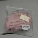 Amazhiyu Women's 100% Linen Plant-Dyed Sleeveless V-Neck Midi Dress with Slit S, Pink