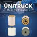 Fuel Filters 6.7 Cummings: Water Separator sets with Seals Replacement for 2019-2022 Dodge Ram 2500 3500 4500 5500 6.7 Diesel- Replaces 68436631AA, 68157291AA (UT8243K)