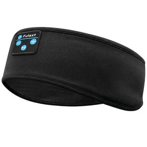 Fulext Sleep Headphones Wireless Bluetooth,Headband Headphones for Side Sleepers, Sleep Seadphones,Ideal for Housework,Travel,Yoga,Workout,Running,Sports,Gift, Black & Black
