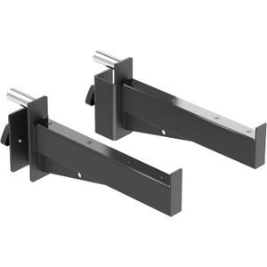 Synergee Safety Arms for Power and Squat Racks. Barbell Spotter Arms Compatible with 2x2, 2x3, and 3x3 Racks. Heavy-Duty Lifting Support for Squats, Bench Press, and Strength Training