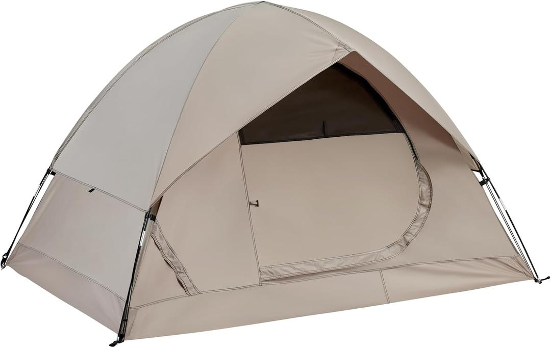 Spacious Waterproof 2/4 Person 4-Season Tent with Big Rain Fly – Versatile Outdoor Camping Tent for Hiking, Backpacking, and Festivals – Easy Setup & Durable Design