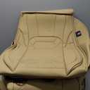 Leather Car Seat Covers Front Set, Waterproof Faux Leather Seat Covers for Cars, Non-Slip Car Interior Covers Universal Fit for Most Cars Sedans Trucks SUVs, Beige