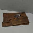 KLM 3-Tier Spice Rack, 13.8 Inch Wood Step Shelf Countertop Spice Storage Holder, Kitchen Pantry Cabinet Organizer Cupboard for Spice Bottles, Jars, Seasonings, Baking Supplies,Bathroom Organizer