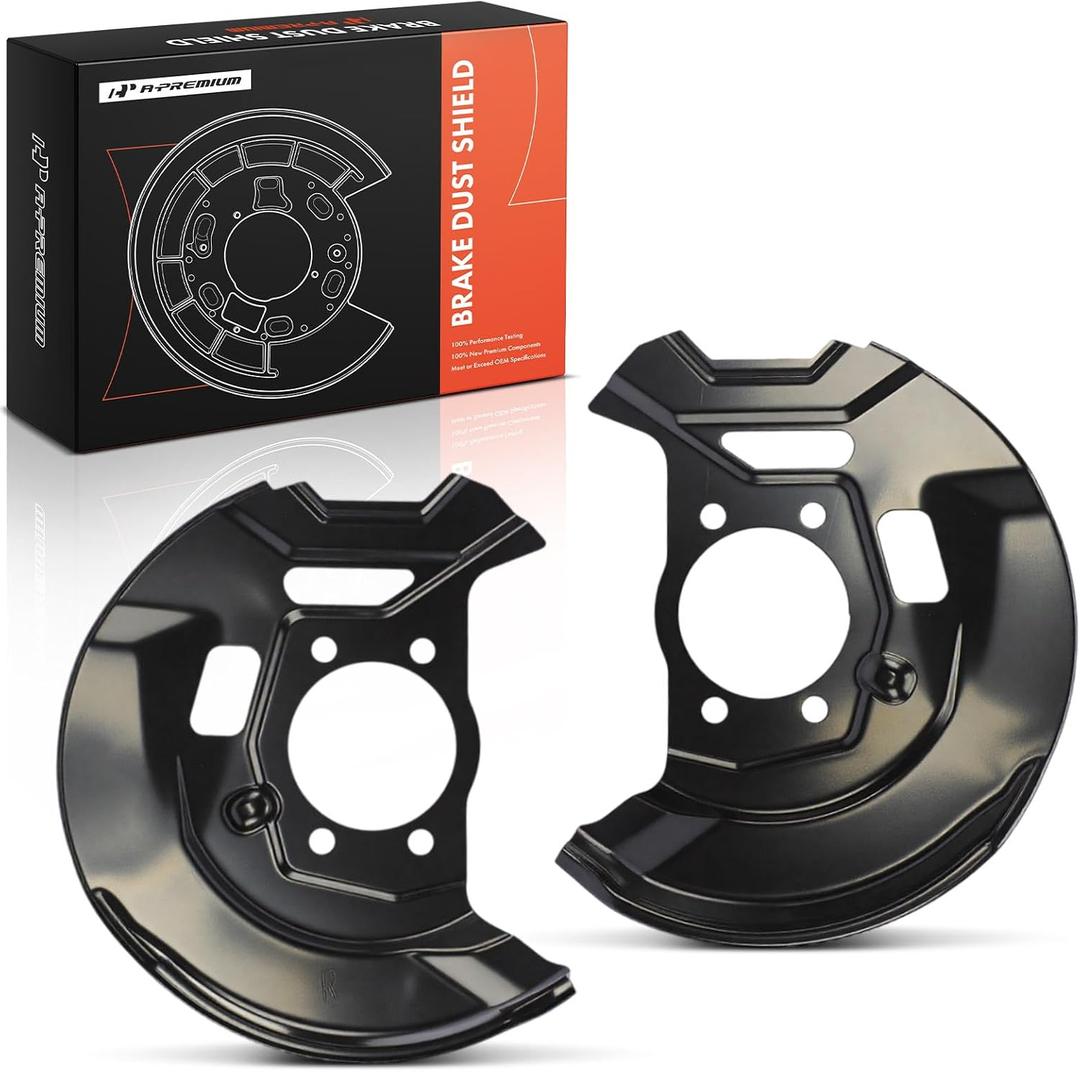 A-Premium Front or Rear Side Brake Dust Shield Compatible with Nissan Models - Rogue 2010 2014-2020 2022, Qashqai 2018 2020, Rogue Sport 2017-2022, X-Trail XTrail 2022, 2-Pack