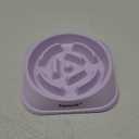 Slow Feeder Dog Bowls for Healthy Eating, Non-Slip and Anti-Choking Design, Reduces Bloating & Overeating for Large Dogs, Easy to Clean (Purple)