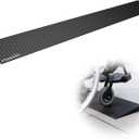 Ruedamann 0.6" Rise Threshold Ramp for Doorways, Sturdy Rubber Threshold Ramp, Non-Slip Power Door Ramps for Wheelchairs is Adjustable and Cuttable for Doorways, Curb, Scooters, Driveways