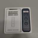 Glocusent USB Rechargeable Book Light, Portable Clip-on LED Reading Light, Reading Lights for Books in Bed with 3 Amber Colors & 5 Brightness Dimmable, Compact & Long Lasting, Perfect for Book Lovers (Dark Blue)