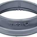 Upgraded 4986ER0004F Washer Door Boot Gasket Compatible with Kenmore LG Front Load Washer Door Seal Parts 4986ER0004J 4986ER0004K LG Washer Door Gasket WM2250CW WM2101HW WM2050CW WM2301HR Rubber Seal