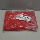 Anickal Red Pillow Covers 18x18 inch for Christmas Day Decor Set of 2 Rustic Linen Holiday Decorative Square Throw Pillow Covers for Farmhouse Sofa Couch Home Decoration