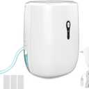 Dehumidifier with Drain Hose. Litever Small Portable Dehumidifier. Auto-OFF. Drain Hose for Continuous Drainage. Effective for Small Bathroom Pantry Closet Basement Wardrobe Gun safe RV Trailer Camper