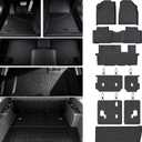 Floor Mats for Honda Pilot 2009 2010 2011 2012 2013 2014 2015 Accessories 9PCS, Cargo Mat Custom TPE All Weather Protection Full Coverage 2nd & 3rd Row Floor Liner &Trunk Liner car Accessories