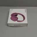 RORSOU C6 Active Noise Cancelling Headphones, Wireless Over Ear Bluetooth Headphones, 60H Playtime, Lightweight Folding Deep Bass Comfort Fit Ear Cups Headset with Mic for iPad/Travel/PC/Home Red