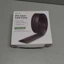 10FT Floor Cord Cover, LZEOY White Cord Hider Floor, Cable Floor Cover Power Cord Cover, Durable Cord Covers for Wires on Floor, Floor Cord Protector Hide Cords on Floor Cord Cavity: 0.47" W x 0.24" H