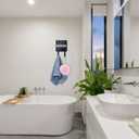 Heavy Duty Wall Hooks 33lb - Screw Mounted Hooks for Bathroom, Kitchen, Entryway - Coat Hooks, Towel Hooks, Storage Hooks with Complete Mounting Hardware - Matte Black Finish (2-Pack)