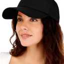 Womens Satin Lined Unstructured Baseball Cap Unisex Silk Lining Washed Cotton Adjustable Vintage Dad Hat