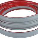 Flexible Trim Caulk Strip, Peel and Stick Trim for Molding, Tile Edge, Ceiling, Wall Corner, Baseboard, Floor(Gray) (3/4 IN x 16 FT)