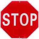 Enjoyist Large Stop Sign 24"x 24" 40 Mil Rust Free Aluminum, Engineer Grade Reflective Sheeting, UV Protected and Weatherproof