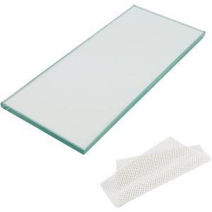 SCOTTCHEN Float Plate Glass Lapping Plate for Scary Sharp System 5-1/8in W x 11-7/8in L x 8mm T, with Anti-slip mat-1pcs
