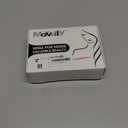 morvally Short Black Wavy Bob Wig with Bangs for Women 16 Inches Natural Synthetic Hair Wavy Wigs