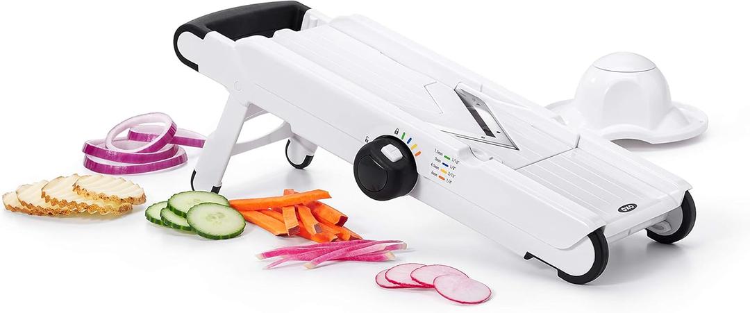 OXO Good Grips V-Blade Mandoline Slicer, White (1155700) (Set of 1)