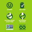 GoGo squeeZ Fruit on the Go, Apple Apple, 3.2 oz (Pack of 20), Unsweetened Fruit Snacks for Kids, Gluten Free, Nut Free, and Recloseable Cap, BPA Free Pouches (Packaging May Vary) (EXP 12/07/26)