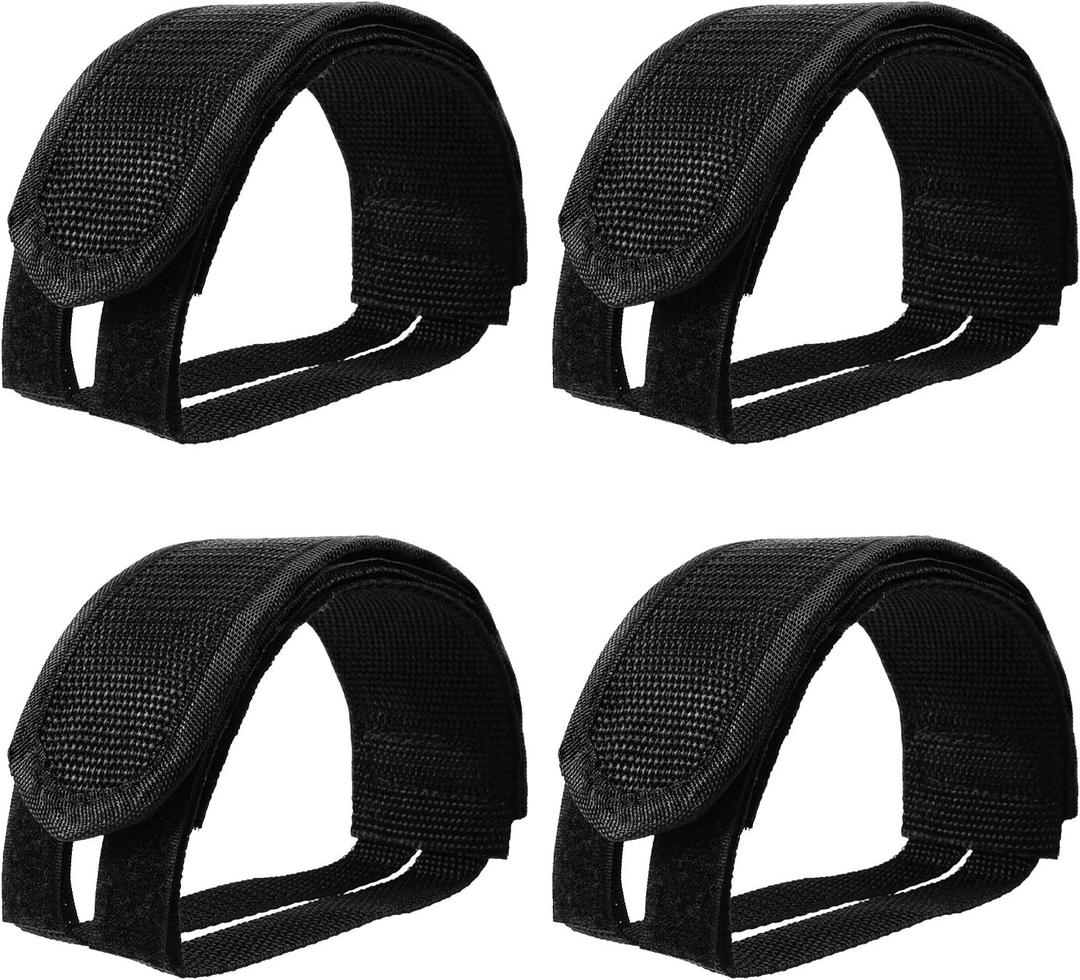 Outus 2 Pairs Kids Bicycle Feet Strap Pedal Straps for Fixed Gear Bike