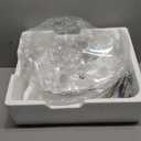 ZMISHIBO Ceiling Fans with Lights and Remote, 19.7'' Low Profile Ceiling Fan, 3000-6000K Dimmable Modern Flush Mount LED Fan Light, 6 Wind Speeds, White Fandelier Ceiling Fans for Bedroom