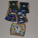 5 Pack Dog Diapers Male, Premium Belly Bands for Dogs, High Absorbing Male Dog Pee Wraps for Doggie in Incontinence or Excitable Urination and Training XS (Animal)