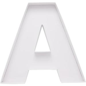 Cardboard Letter Fillable Charcuterie Board Candy Food Tray, 12.2 inch, Party Event Decoration (A Shape)