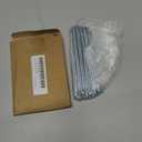 48 Set 10G J Bend Bicycle Spokes 10G Bike Wheel Spokes Carbon Steel Galvanized Silver Tone
