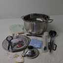 Canning Pot-Canning Supplies Starter Kit, Stainless Steel Canning Tool Kit, Water Bath Canner With Rack For Canning