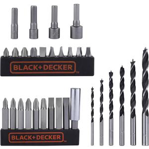 Black and Decker Screwdriver Bit Set, Double Ended