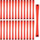 WILLBOND 84 Pieces Hair Perm Rods Hair Curling Rollers Perming Curlers Rods Cold Wave Rollers for Hairdressing Styling Tools(0.2 Inch,Red)