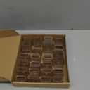 28Pcs Chair Leg Floor Protectors Rectangle for Hardwood Floors Silicone Caps Covers Felt Furniture Pads Clear Chair Sliders, Protect The Floor from Scratches(Fit:L 1.12"-1.5",W 0.75"-1") (Medium)