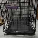 18-Inch Single Door iCrate, for Tiny Breeds, Up to 10 lbs
Folding Dog Crate with Divider Panel, Leak-Proof Tray & Secure Latch, Portable, Durable & Easy to Assemble