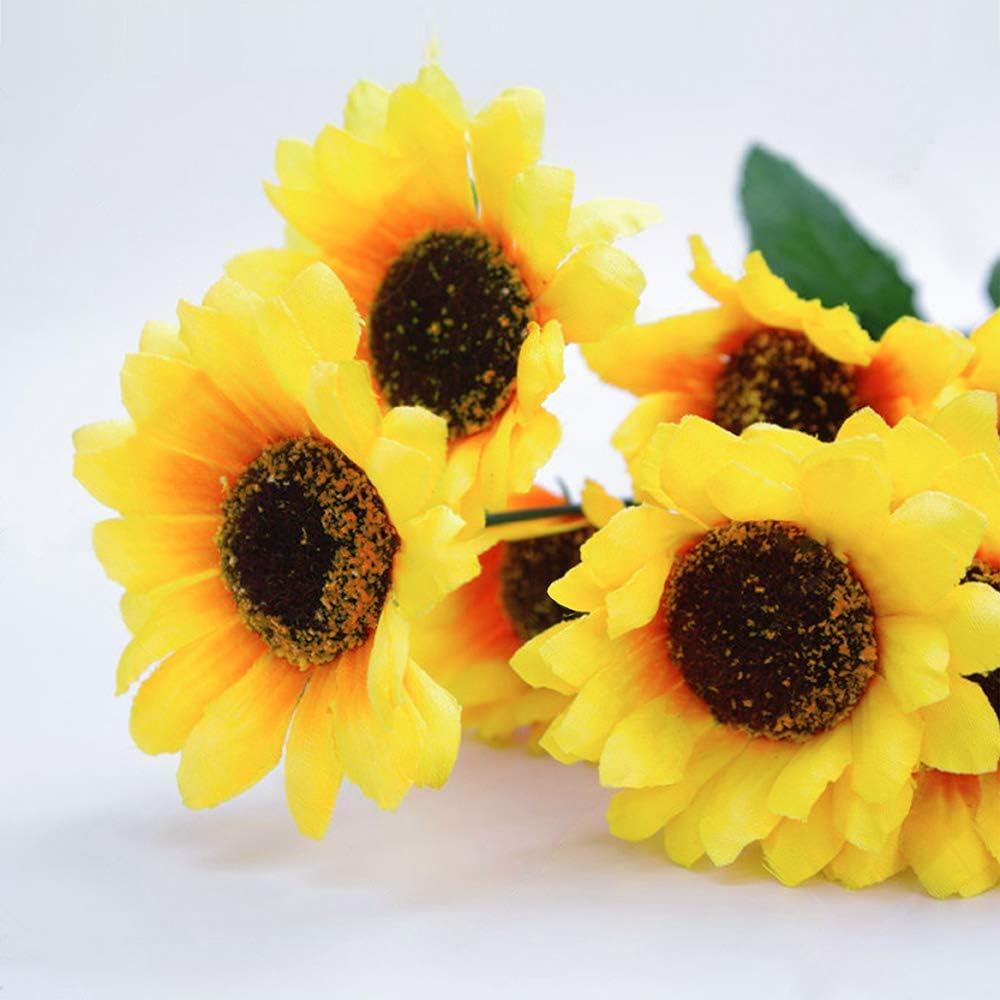 4pcs 
Sunflowers Artificial Flower Heads